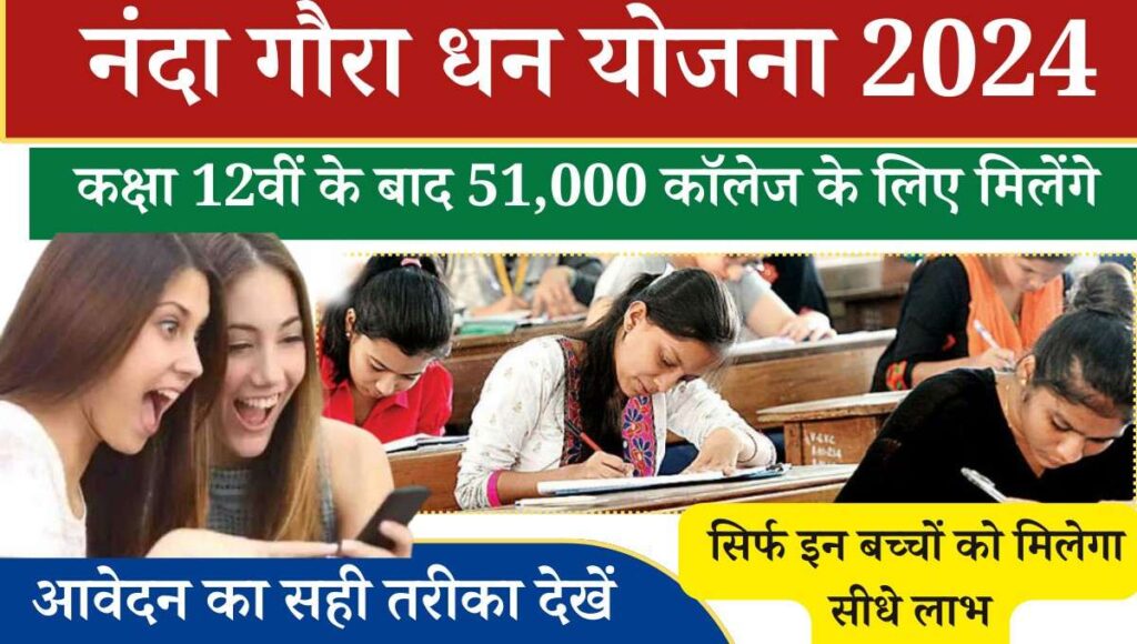 Nanda Gaura Yojana Online Apply In Hindi 2024 देश में बालिकाओं और महिलाओं के कल्याण के लिए तमाम प्रकार के प्रयास किया जा रहे हैं, परंतु आज भी बेटियों के प्रति असमानता देखी जाती है बेटियों को शिक्षा के उतने अवसर नहीं प्राप्त हो पाते हैं इसके अलावा कई परिवारों की आर्थिक स्थिति सही न होने के कारण वह अपनी बेटियों को शिक्षा देना उचित नहीं समझते हैं